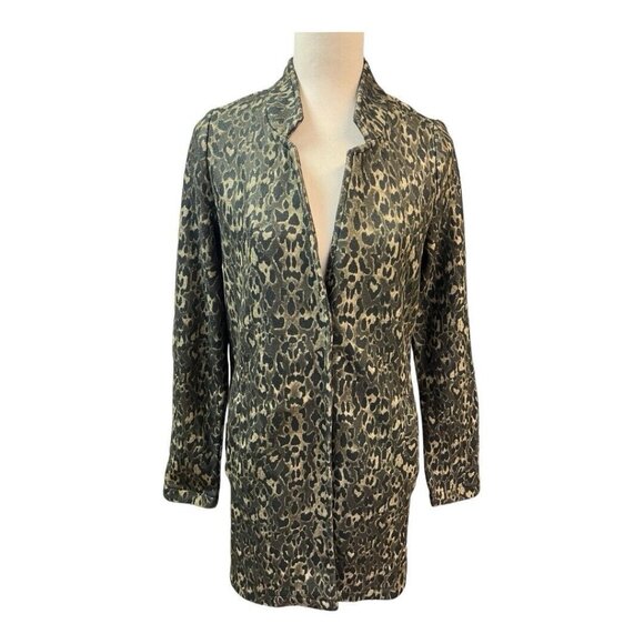 Vero Moda Brushed Animal Print Unlined Jacket~Size XS~Stitch Fix NWT  L12 02 - Picture 2 of 12
